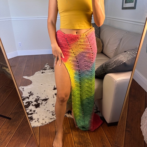 HANDMADE Knit Mermaid Skirt - Custom made to a size M waist - Picture 2 of 6